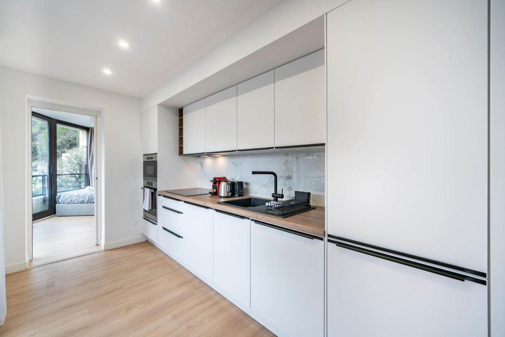 博索莱伊5mn Monaco - Vue mer - Parking - Piscine - BB公寓 外观 照片