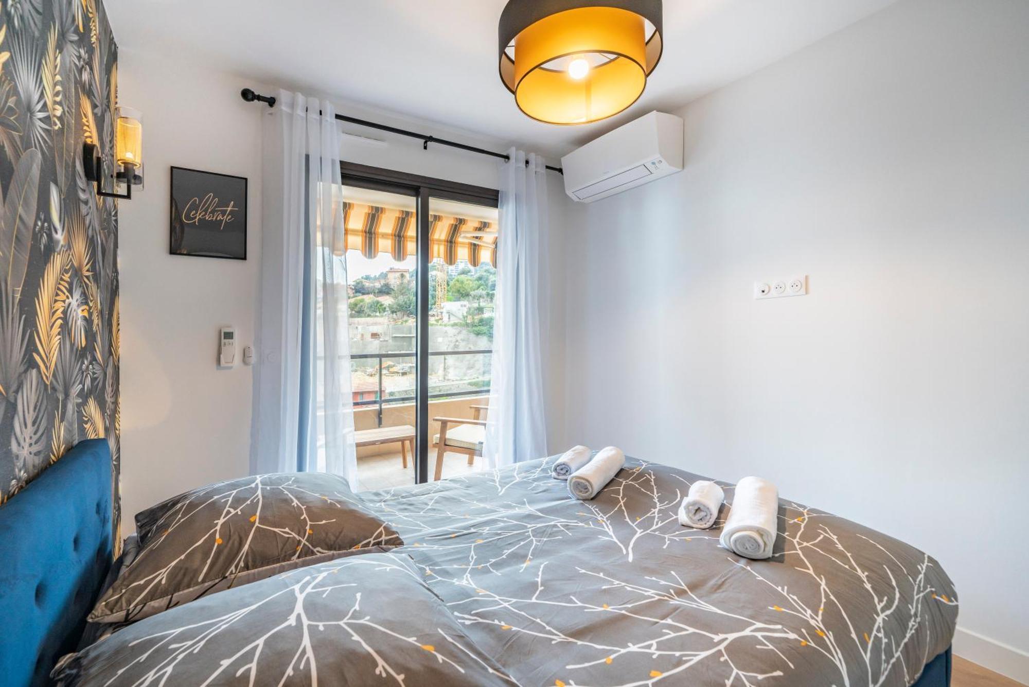 博索莱伊5mn Monaco - Vue mer - Parking - Piscine - BB公寓 外观 照片
