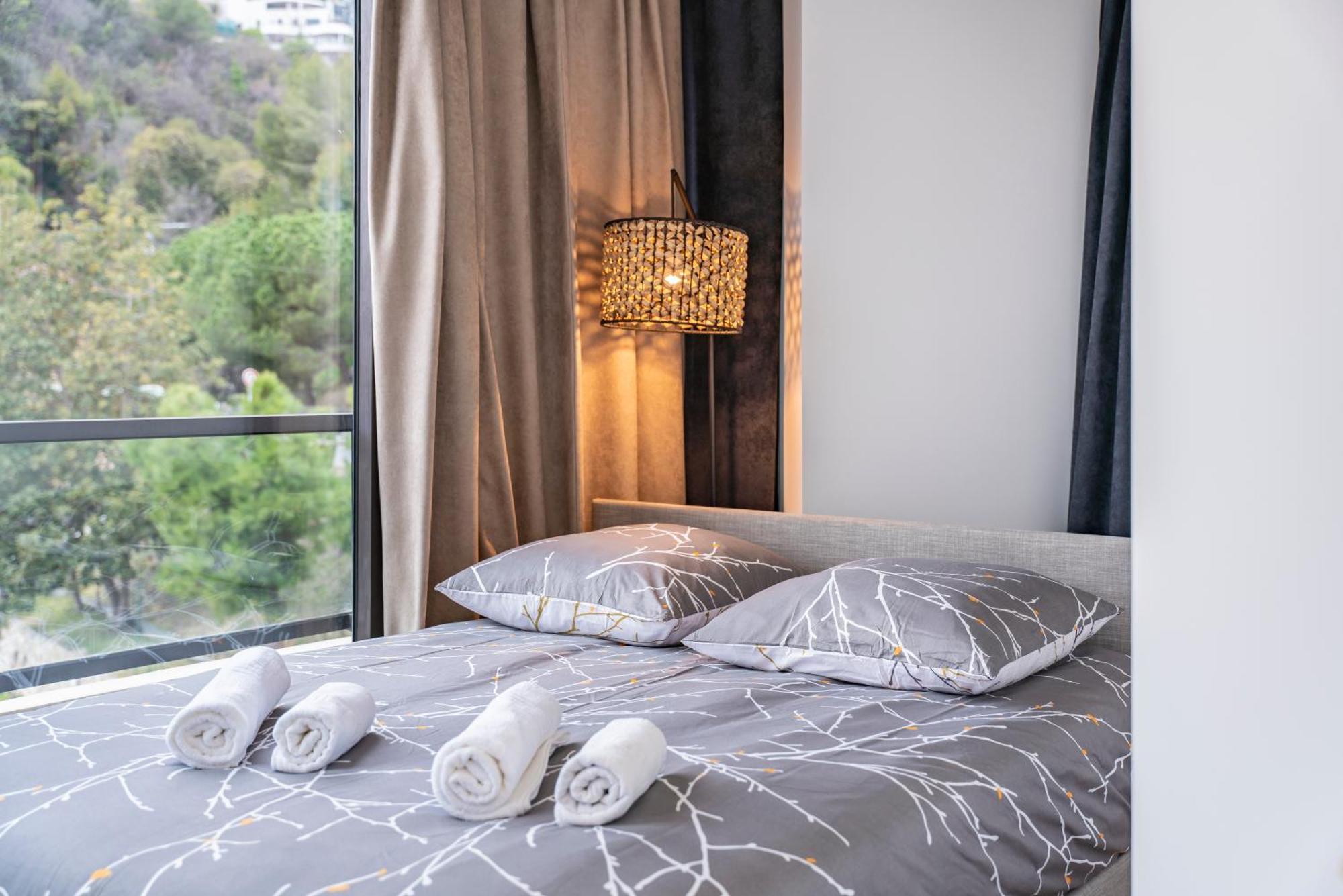 博索莱伊5mn Monaco - Vue mer - Parking - Piscine - BB公寓 外观 照片