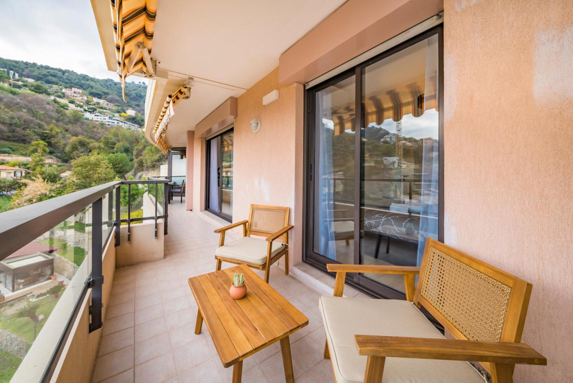 博索莱伊5mn Monaco - Vue mer - Parking - Piscine - BB公寓 外观 照片