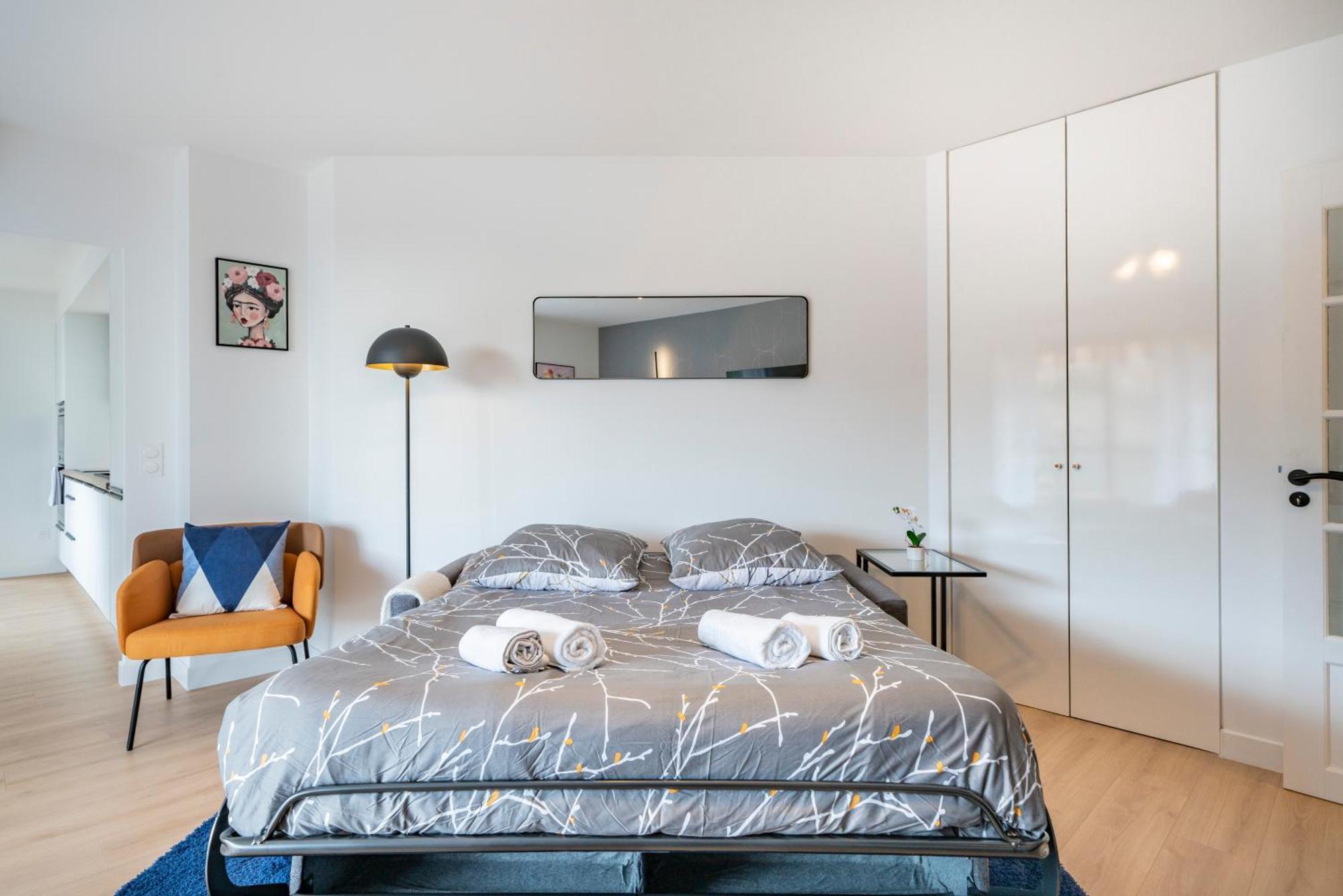 博索莱伊5mn Monaco - Vue mer - Parking - Piscine - BB公寓 外观 照片