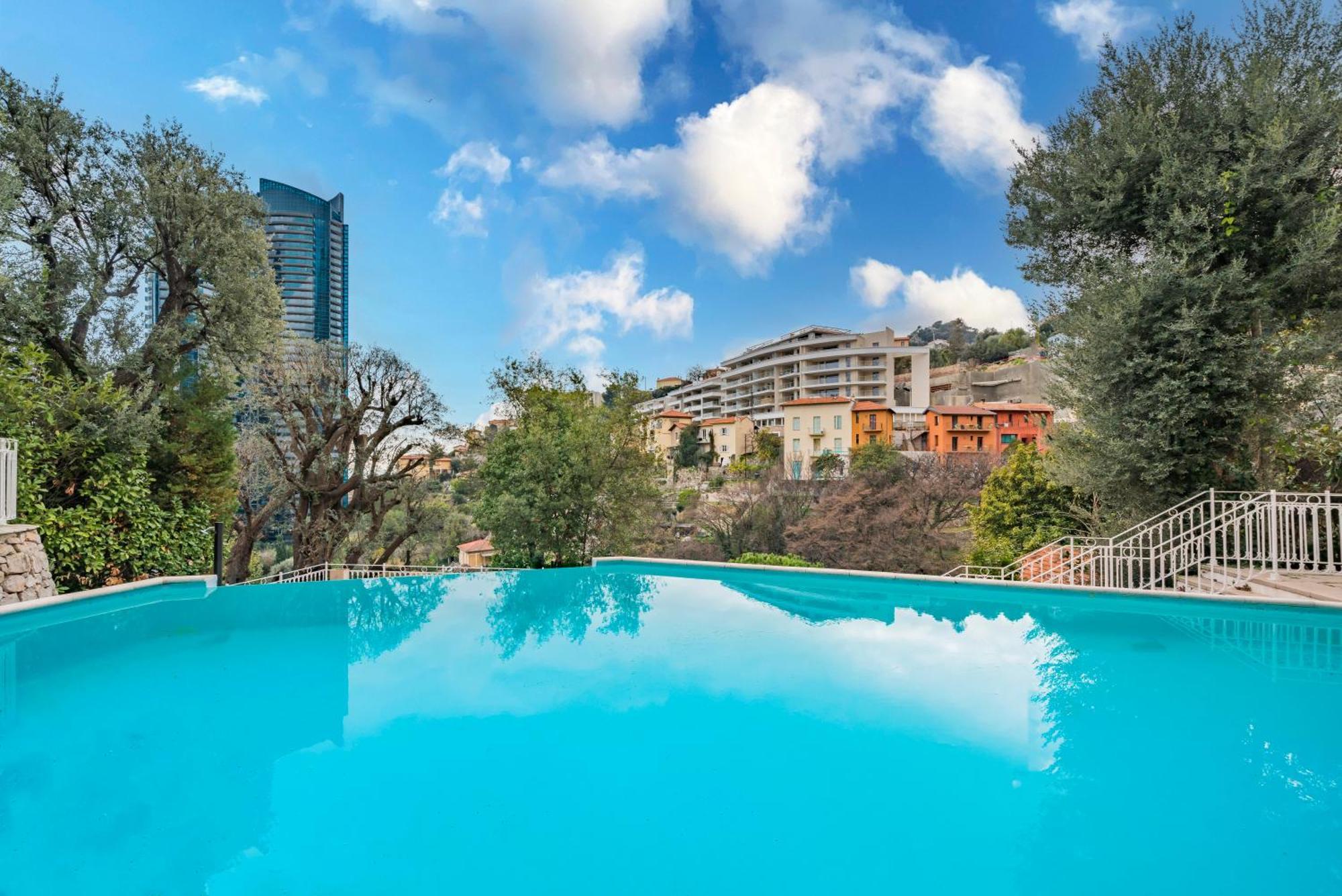 博索莱伊5mn Monaco - Vue mer - Parking - Piscine - BB公寓 外观 照片